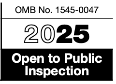 2025 - Form 990